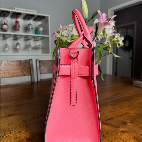 Michael Kors Coral Pink Satchel - Picture 3 of 6